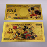 75 Designs ONE PIECE  Gold Banknotes and coins for Selection