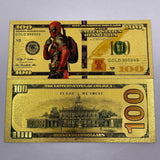 58 Designs MARVEL HEROS Gold Banknotes and coins for Selection