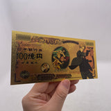 5 Designs Spy Family Gold Banknotes and Coins for Selection