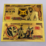 10 Designs BLEACH Gold Banknotes and coins for Selection