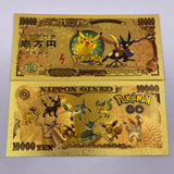 91 Designs Pocket Monster Gold Banknotes and coins for Selection