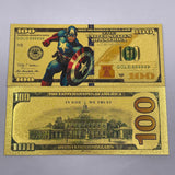 58 Designs MARVEL HEROS Gold Banknotes and coins for Selection