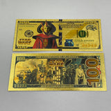 38 Designs Star Wars Gold Banknotes and Coins for Selection