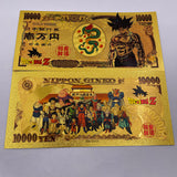 48 Designs Dragon Ball Z Gold Banknotes and coins for Selection