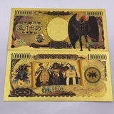 75 Designs ONE PIECE  Gold Banknotes and coins for Selection