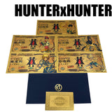 5 Designs HUNTERxHUNTER Gold Banknotes and coins for Selection