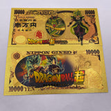 48 Designs Dragon Ball Z Gold Banknotes and coins for Selection