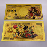 75 Designs ONE PIECE  Gold Banknotes and coins for Selection