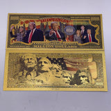 7 Types Trump 2025 The President Donald Trump 45/47 THE KING RETURNS Gold Plated Banknote Gold Foil Banknote Plastic Banknote Collection Gift