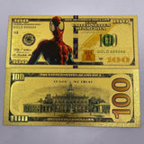 58 Designs MARVEL HEROS Gold Banknotes and coins for Selection