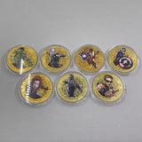 58 Designs MARVEL HEROS Gold Banknotes and coins for Selection