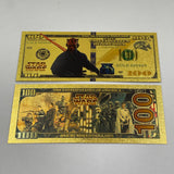 38 Designs Star Wars Gold Banknotes and Coins for Selection