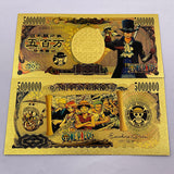 75 Designs ONE PIECE  Gold Banknotes and coins for Selection