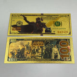 38 Designs Star Wars Gold Banknotes and Coins for Selection