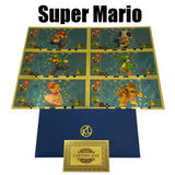 6 Designs Super Mario Gold Banknotes and Coins for Selection