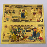 91 Designs Pocket Monster Gold Banknotes and coins for Selection