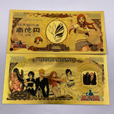 10 Designs BLEACH Gold Banknotes and coins for Selection