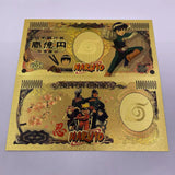 36 Designs NARUTO Gold Banknotes and coins for Selection