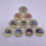 16 Designs Sailor Moon Gold Banknotes and coins for Selection