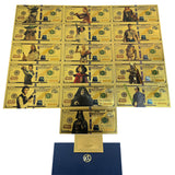 38 Designs Star Wars Gold Banknotes and Coins for Selection