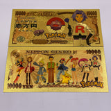 91 Designs Pocket Monster Gold Banknotes and coins for Selection