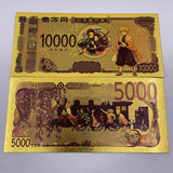 21 Designs Demon Slayer Gold Banknotes and coins for Selection