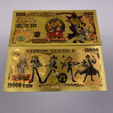 9 Designs Yu-Gi-Oh! Gold Banknotes and Coins for Selection