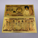 4 Designs The Promised Neverland Gold Banknotes for Selection