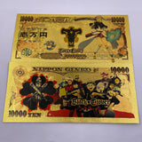 5 Designs Black Clover Gold Banknotes for Selection