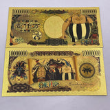 75 Designs ONE PIECE  Gold Banknotes and coins for Selection