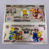 91 Designs Pocket Monster Gold Banknotes and coins for Selection