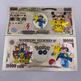 34 Designs Pocket Monster Gold Banknotes and coins for Selection