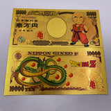 48 Designs Dragon Ball Z Gold Banknotes and coins for Selection