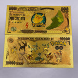 91 Designs Pocket Monster Gold Banknotes and coins for Selection