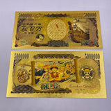 75 Designs ONE PIECE  Gold Banknotes and coins for Selection