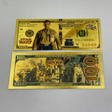 38 Designs Star Wars Gold Banknotes and Coins for Selection