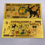 91 Designs Pocket Monster Gold Banknotes and coins for Selection