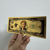 One Billion Dollars The US President Of Donald Trump Gold Plated Banknote Series 2024 Gold Foil Banknote Plastic Banknote Gift For Fans Collection