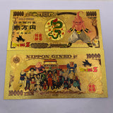 48 Designs Dragon Ball Z Gold Banknotes and coins for Selection