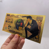 6 Designs Cowboy Bebop Gold Banknotes and Coins for Selection