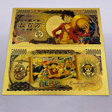 75 Designs ONE PIECE  Gold Banknotes and coins for Selection