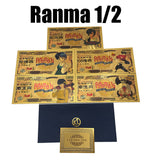 5 Designs Ranma 1/2 Gold Banknotes for Selection