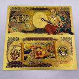 75 Designs ONE PIECE  Gold Banknotes and coins for Selection