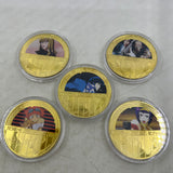 6 Designs Cowboy Bebop Gold Banknotes and Coins for Selection