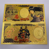 36 Designs NARUTO Gold Banknotes and coins for Selection