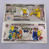 91 Designs Pocket Monster Gold Banknotes and coins for Selection