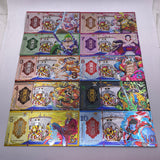 10 Designs ONE PIECE  Gold and Silvery Banknotes for Selection