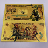 5 Designs Sword Art Online Gold Banknotes and coins for Selection