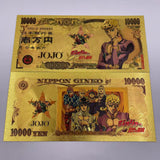 9 Designs JOJO Gold Banknotes and coins for Selection