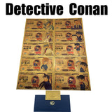 10 Designs Detective Conan Gold Banknotes and coins for Selection